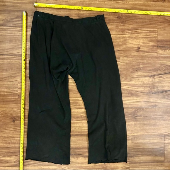 PINK Victoria's Secret Black Track Pants with Tropical lettering joggers - Picture 3 of 4